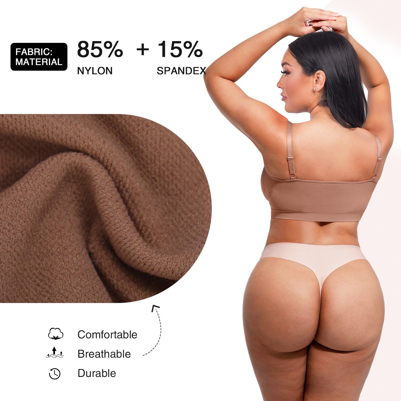Ashley – Naadloze Shaping BH met Verstelbare Schouderbandjes - Bella Fit™